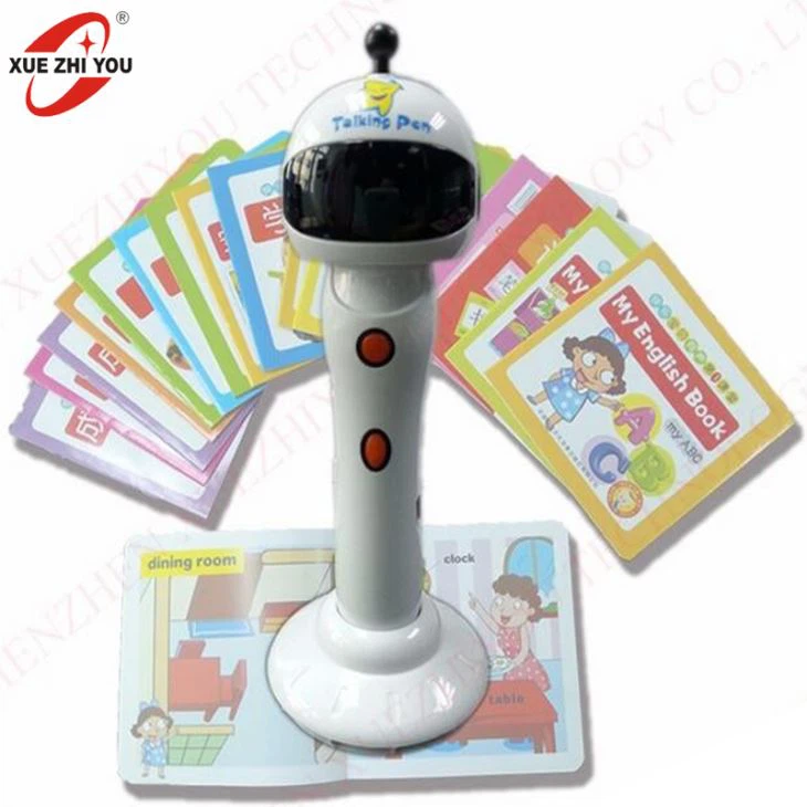 ปากกาพูดการศึกษาการเรียนรู้ภาษาของเด็กด้วยหนังสือเสียง