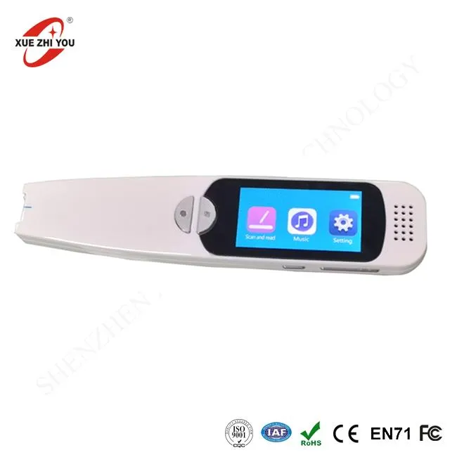 ตำราแบบพกพาไฟล์เสียงนักแปลสแกนปากกา