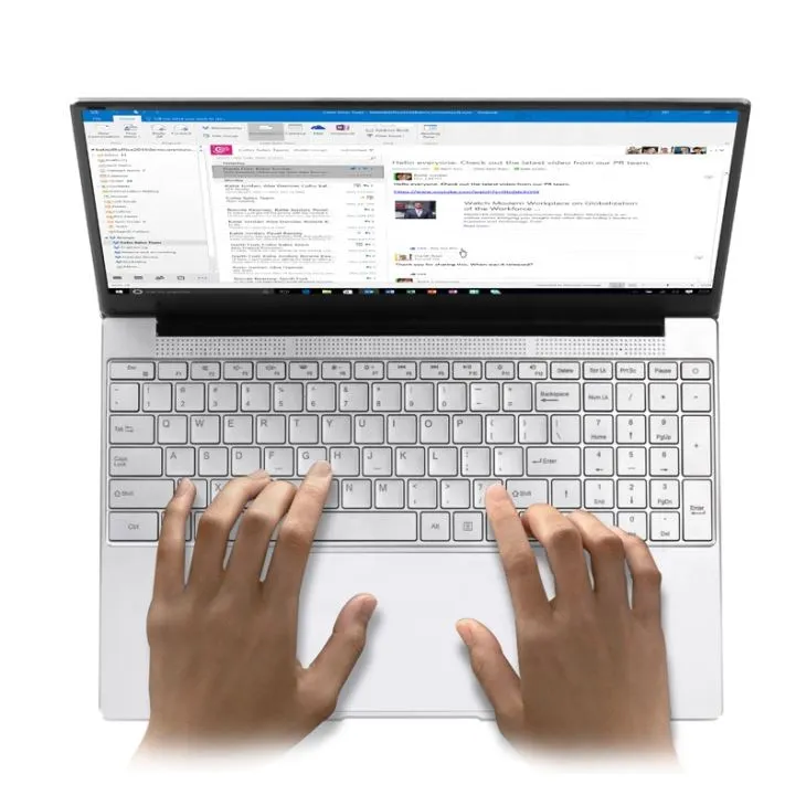 ใหม่ 15.6 บน Intel Celeron J3455 8G 256G / 512 IPS 1920 * 1080 แล็ปท็อป